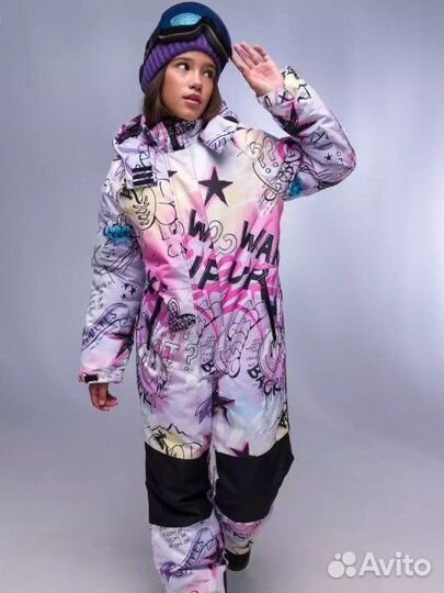 Комбинезон для девочки розовый