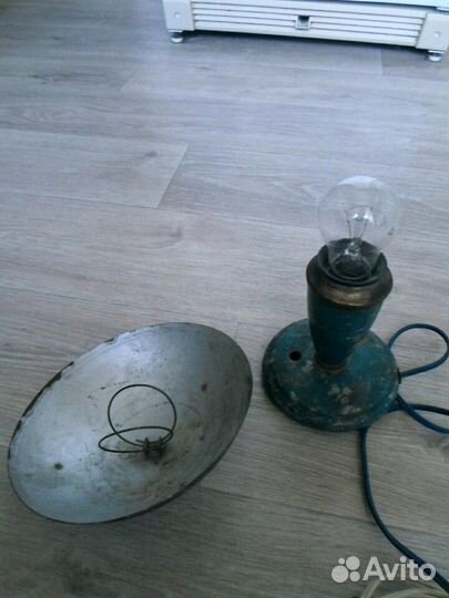 Лампа железная СССР