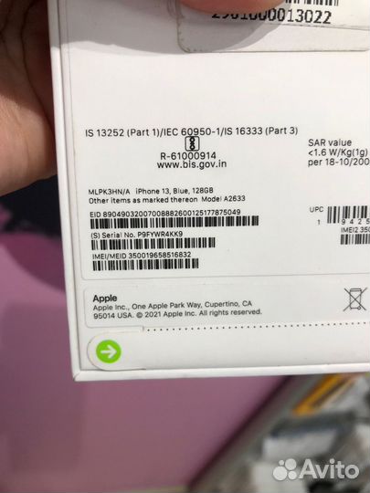 iPhone 13 128gb Midnight