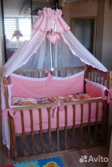 Детская кроватка-качалка