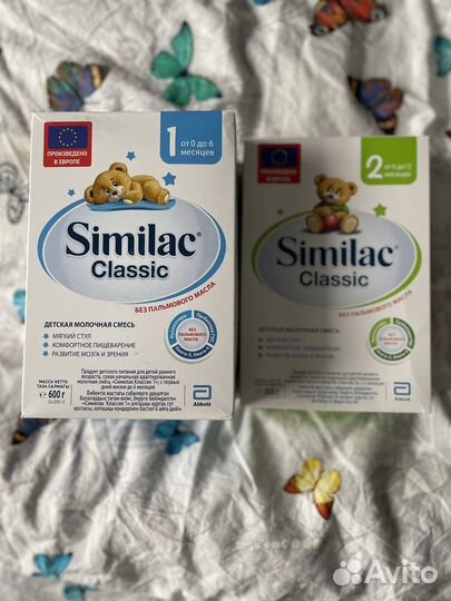 Детская смесь Similac classic 1;2