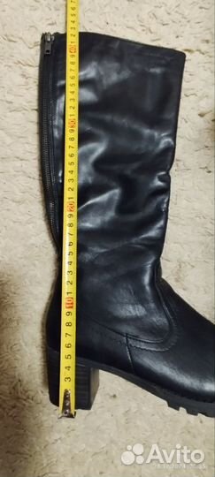 Сапоги женские натуральная кожа 39