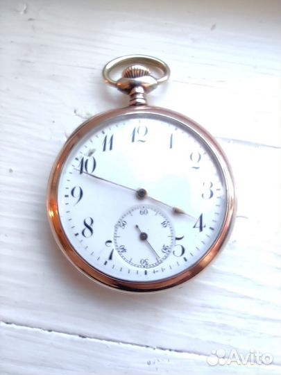 Часы карманные серебро 800, 19 век