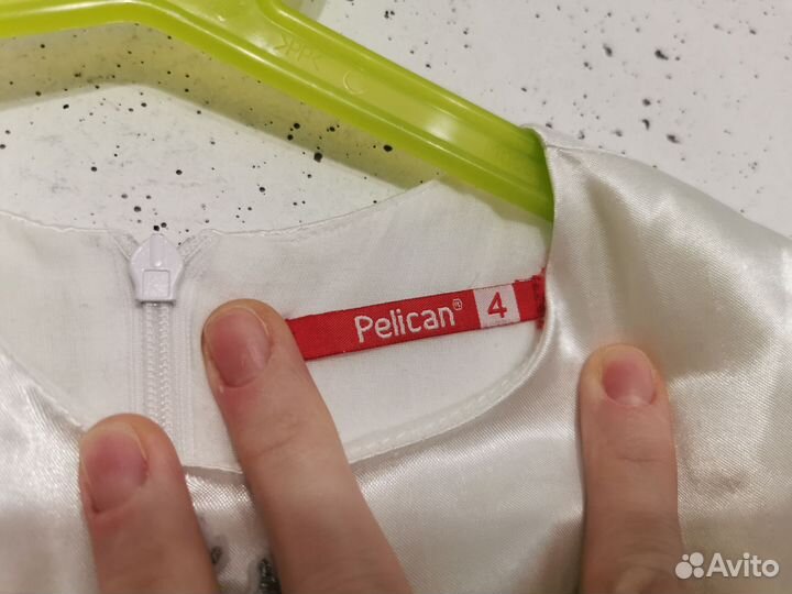 Платье снежинки 104 размер Pelican