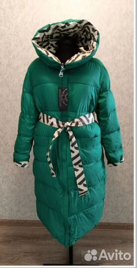 Зимний пуховик двухсторонний