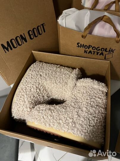 Moon boot барашек