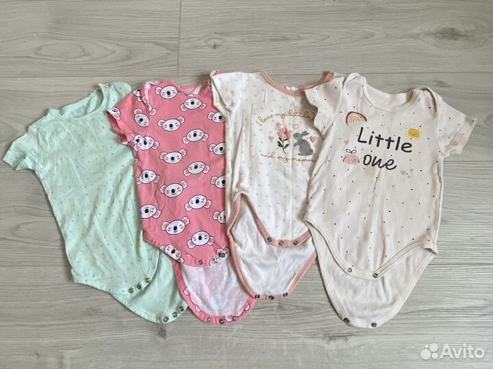 Боди для девочки 80 86