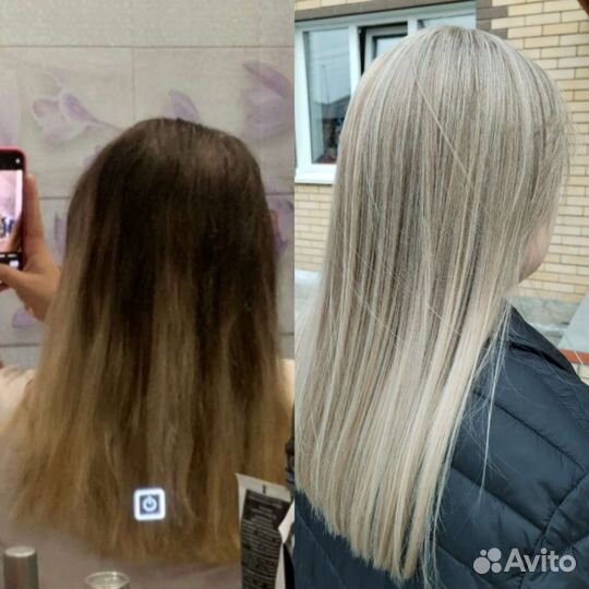 Кератин Ботокс Мелирование волос