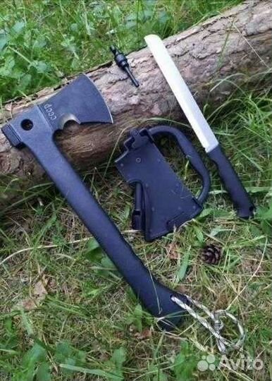 Топорик туристический 3в1