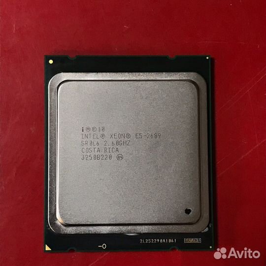 Процессор Intel Xeon E5-2689 8/16x2.6GHz (Boost 3