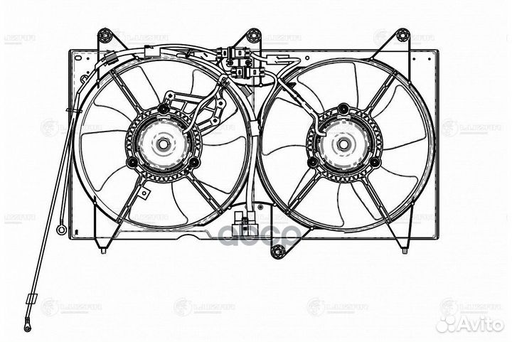 Вентилятор радиатора chery fora (A21) (06) (2