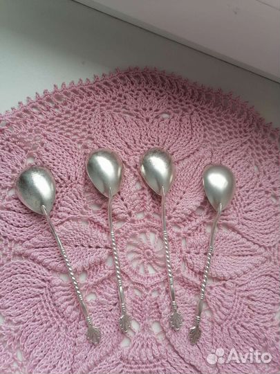 Серебряная чайная ложка СССР