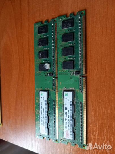 Оперативная память ddr2 1gb и 512 мб