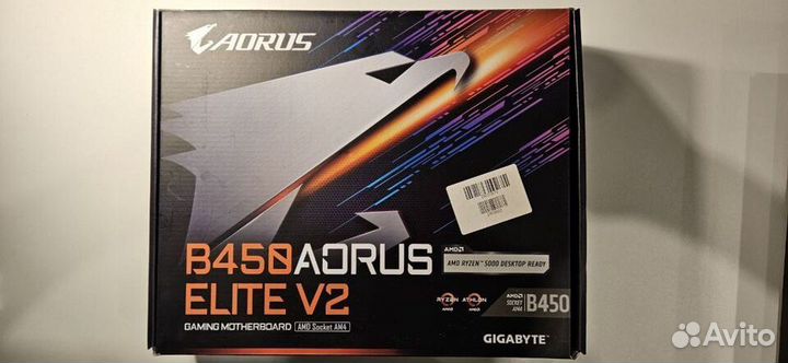 Материнская плата Gigabyte B450 aorus elite V2 (AM
