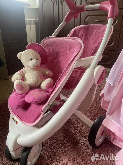 Игрушечная коляска,кроватка,стульчик доя кормления