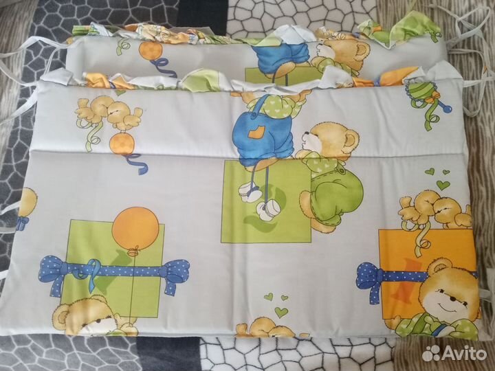 Бортики в детскую кроватку бу