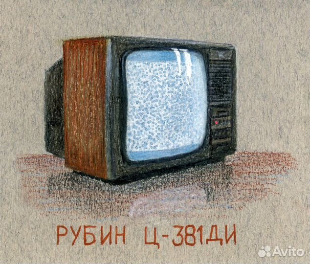 Рисую на заказ советские телевизоры