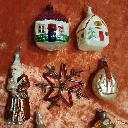 Елочные новогодние игрушки СССР