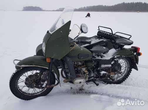 Мотоцикл Урал с коляской и прицепом