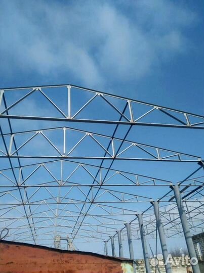 Фермы для навесов, ангаров, теплиц, гаражей