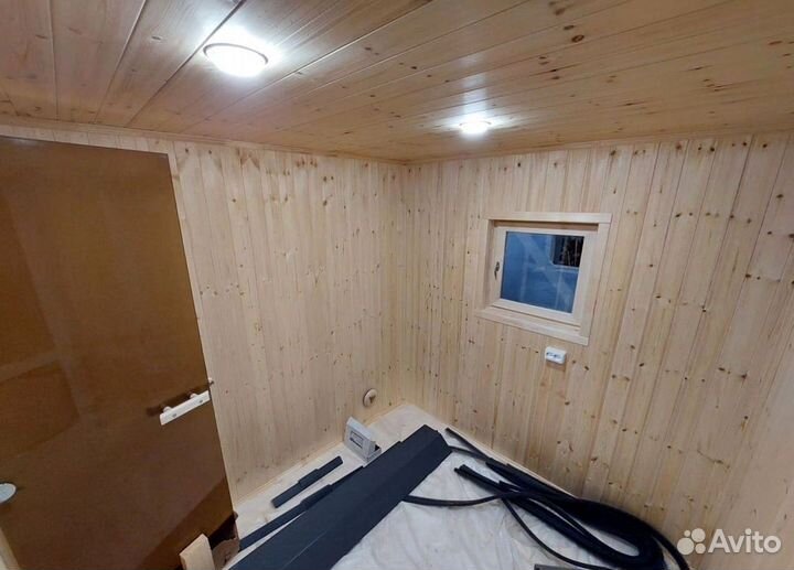 Баня под ключ доставка и монтаж на участке