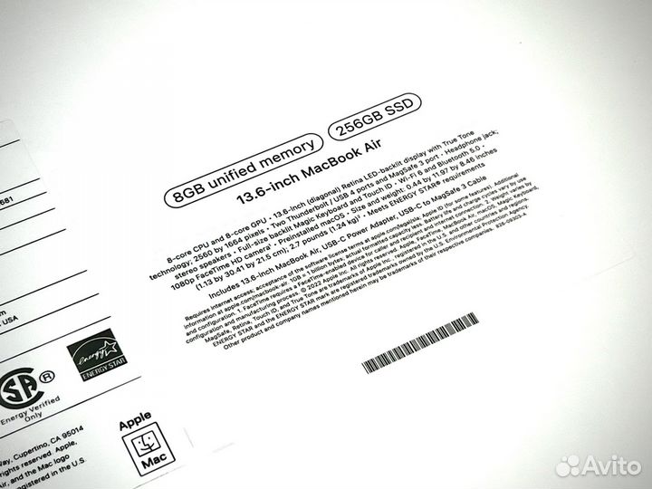 MacBook Air M2 8/256 silver