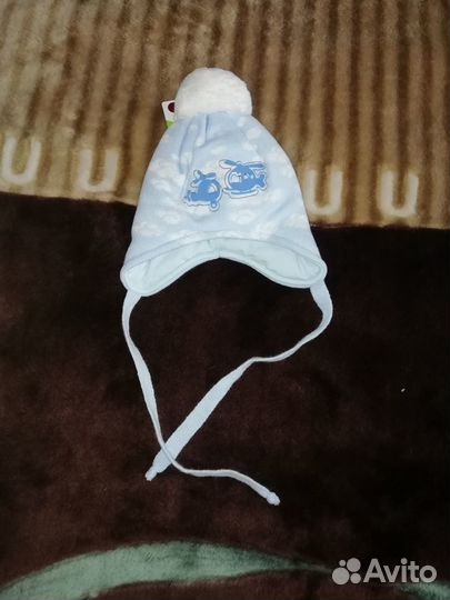 Зимняя шапка для мальчика, размер 40-42