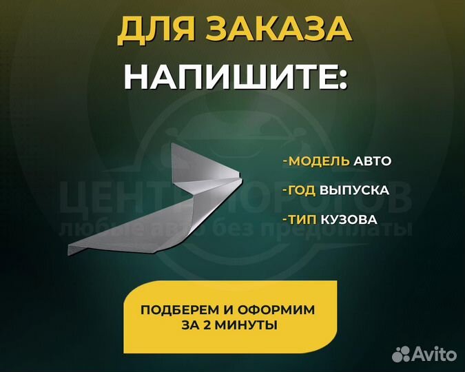 Пороги Mazda 323 BJ без предоплаты