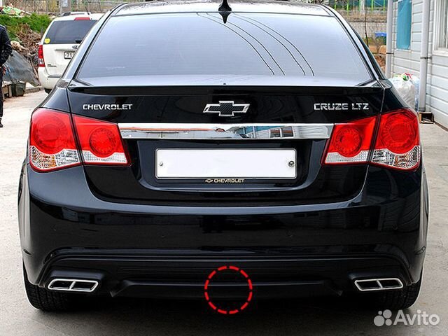 Диффузор Chevrolet Cruze Sedan рестайлинг