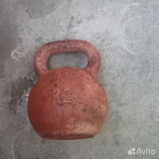 Продам гирю 32 кг