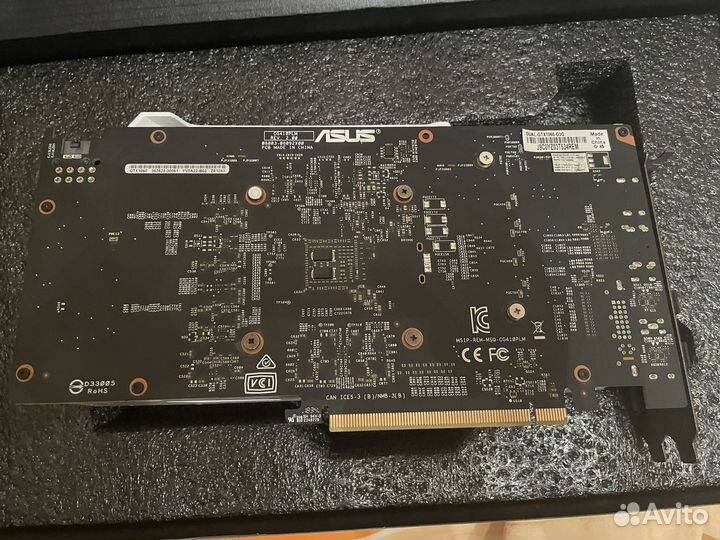 Видеокарта asus GTX 1060 3gb