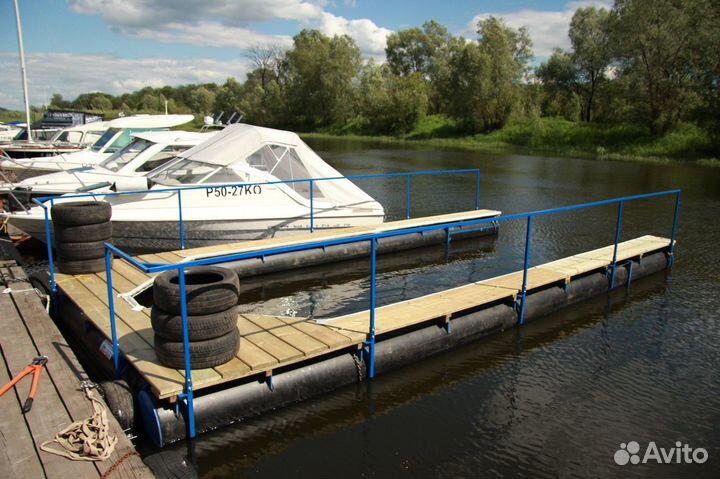 Понтон-паук для катера, сборный причал (р)