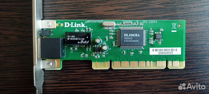 Сетевая карта - адаптер D-Link DFE-520TX, 100 Mb/s