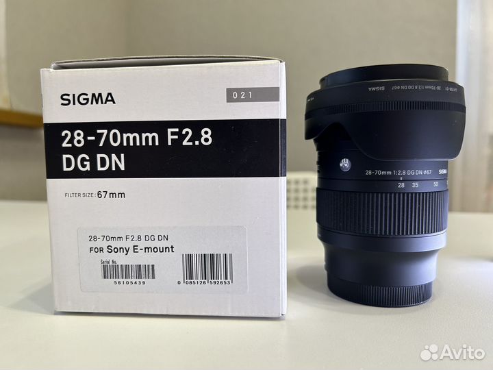 Объектив sigma 28-70 2.8 sony fe