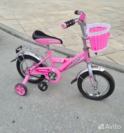 Детский 4х колёсный велосипед