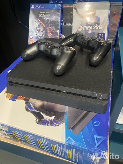 Sony PS4 slim 500Gb + Игры