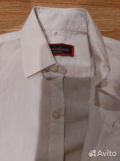 Рубашка белая на 4-5 лет