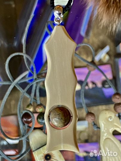 Кулон в этно стиле народов Камчатки