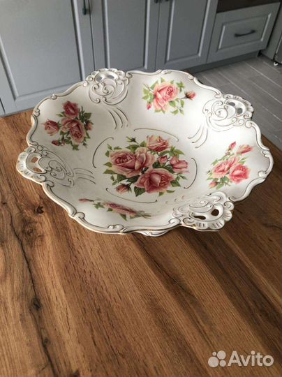 Ваза Фруктовница на ножке 