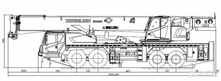 Zoomlion ZTC800V, 2024