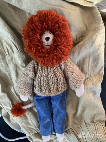 Игрушка ручной работы из льна