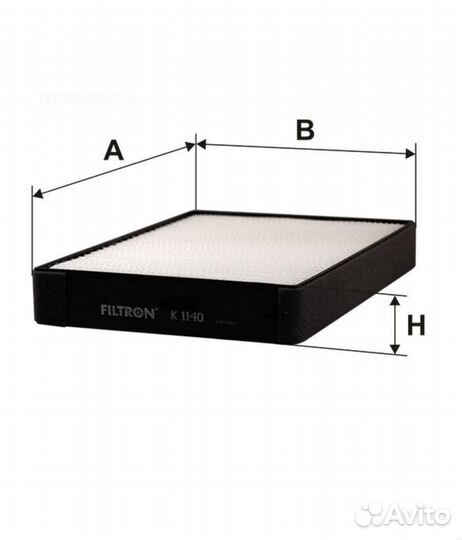 Filtron K1140 Фильтр салонный hyundai