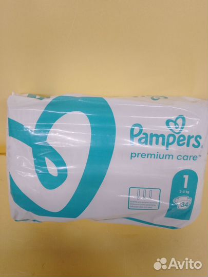 Подгузники Pampers PremC 1;2;3 размер