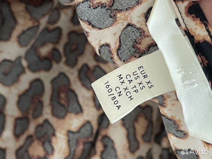 Платье леопардовае hm