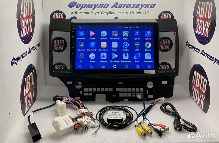 Штатная магнитола Mitsubishi Lancer 10 07- 12 1-16