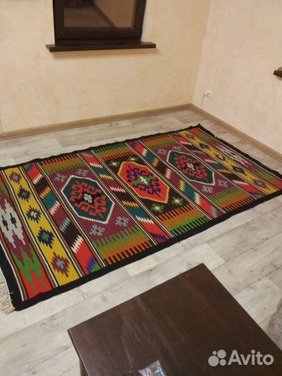 Винтаж Ковер шерстяной