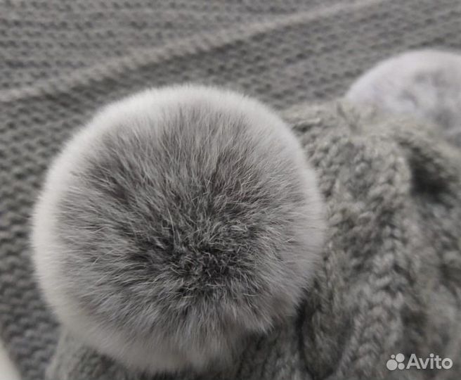 Комплект детская зимняя шапка и снуд