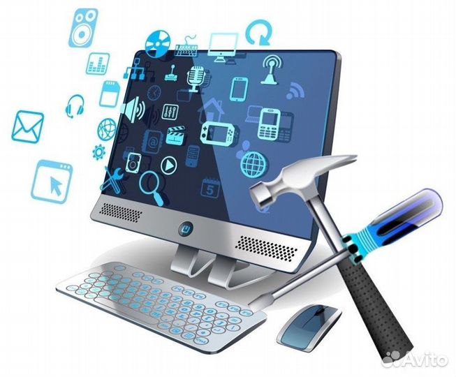 Компьютерная помощь, ремонт, модернизация, чистка