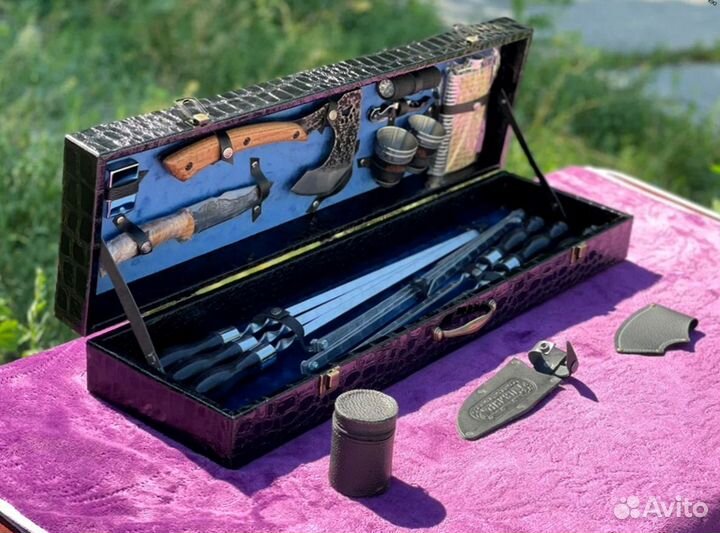 Шашлычный набор в кейсе