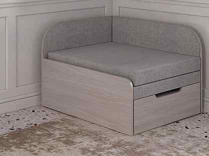Раскладн�ая кровать с местом для хранения Серебро